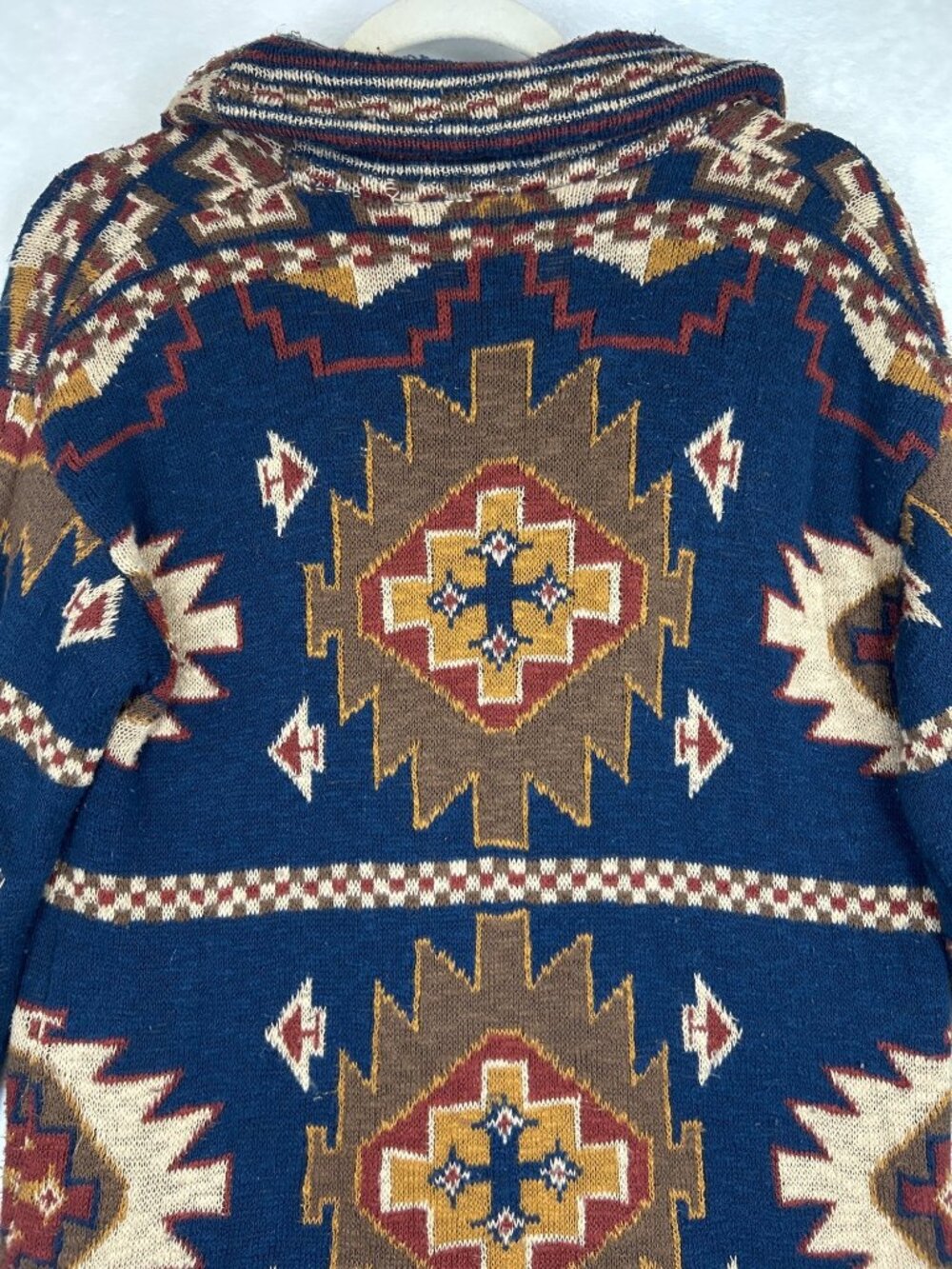 Faherty Women's Lodge Cardigan Women's S Aztec Southwestern Geometric Sweater - Picture 13 of 15